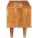 Casa si Gradina - Mobilier - Comode si corpuri - Comode - Cabinet TV cu raft Maro 110 x 30 x 40 cm Lemn Solid de Acacia - Infinity.ro