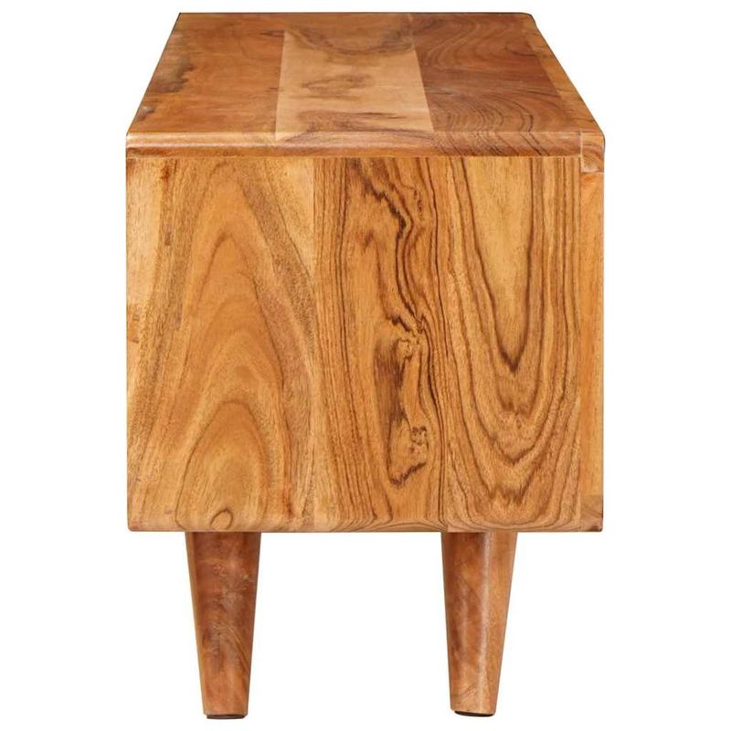 Casa si Gradina - Mobilier - Comode si corpuri - Comode - Cabinet TV cu raft Maro 110 x 30 x 40 cm Lemn Solid de Acacia - Infinity.ro
