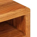 Casa si Gradina - Mobilier - Comode si corpuri - Comode - Cabinet TV cu raft Maro 110 x 30 x 40 cm Lemn Solid de Acacia - Infinity.ro