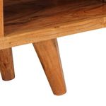Casa si Gradina - Mobilier - Comode si corpuri - Comode - Cabinet TV cu raft Maro 110 x 30 x 40 cm Lemn Solid de Acacia - Infinity.ro