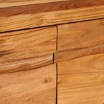 Casa si Gradina - Mobilier - Comode si corpuri - Comode - Cabinet TV cu raft Maro 110 x 30 x 40 cm Lemn Solid de Acacia - Infinity.ro