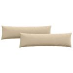 Casa si Gradina - Textile si covoare - Perne si pilote - Perne decorative - Perne pentru canapea 2 pcs Crem 145 x 40 cm tesatura - Infinity.ro