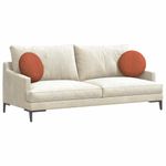 Casa si Gradina - Textile si covoare - Perne si pilote - Perne decorative - Perne de Sezut 2 pcs Rosu portocalie Ø 40 cm - Infinity.ro