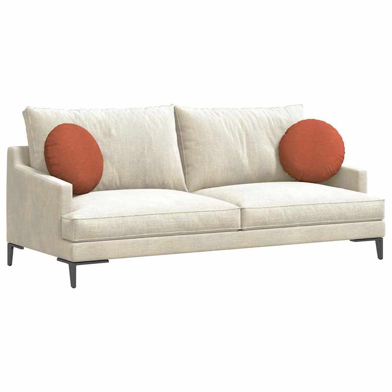 Casa si Gradina - Textile si covoare - Perne si pilote - Perne decorative - Perne de Sezut 2 pcs Rosu portocalie Ø 40 cm - Infinity.ro
