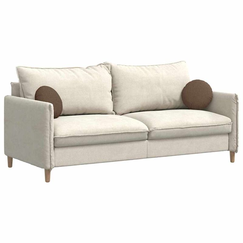 Casa si Gradina - Textile si covoare - Perne si pilote - Perne decorative - Perne de Sezut 2 pcs Maro Ø30 x 13 cm tesatura - Infinity.ro