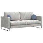 Casa si Gradina - Textile si covoare - Perne si pilote - Perne decorative - Perne de Sezut 2 pcs albastru Ø 30 cm Tesatura din corduroy - Infinity.ro