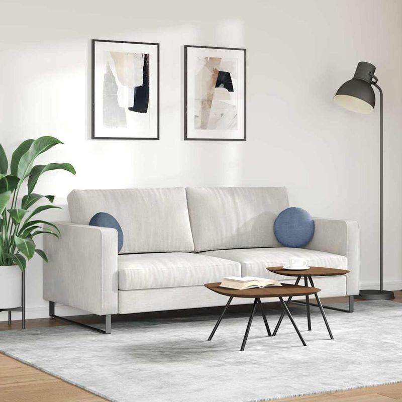 Casa si Gradina - Textile si covoare - Perne si pilote - Perne decorative - Perne de Sezut 2 pcs albastru Ø 30 cm Tesatura din corduroy - Infinity.ro