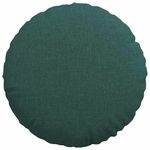 Casa si Gradina - Textile si covoare - Perne si pilote - Perne decorative - Perne de Sezut 2 pcs Verde inchis Ø40 x 13 cm tesatura - Infinity.ro