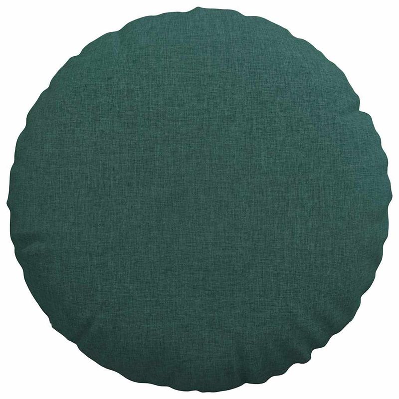 Casa si Gradina - Textile si covoare - Perne si pilote - Perne decorative - Perne de Sezut 2 pcs Verde inchis Ø40 x 13 cm tesatura - Infinity.ro