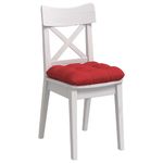 Casa si Gradina - Textile si covoare - Perne si pilote - Perne decorative - Perne de Sezut 4 pcs Rosu 45 x 45 x 12 cm tesatura - Infinity.ro