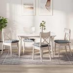 Casa si Gradina - Textile si covoare - Perne si pilote - Perne decorative - Perne de Sezut 2 pcs Gri nori 40 x 40 x 6 cm tesatura - Infinity.ro