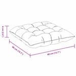 Casa si Gradina - Textile si covoare - Perne si pilote - Perne decorative - Perne de Sezut 2 pcs Gri nori 40 x 40 x 6 cm tesatura - Infinity.ro