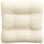 Casa si Gradina - Textile si covoare - Perne si pilote - Perne decorative - Perne de Sezut 4 pcs Crem 40 x 40 cm Tesatura din corduroy - Infinity.ro