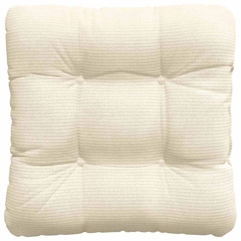 Casa si Gradina - Textile si covoare - Perne si pilote - Perne decorative - Perne de Sezut 4 pcs Crem 40 x 40 cm Tesatura din corduroy - Infinity.ro