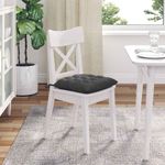 Casa si Gradina - Textile si covoare - Perne si pilote - Perne decorative - Perne de Sezut 4 pcs Gri inchis 40 x 40 x 6 cm - Infinity.ro