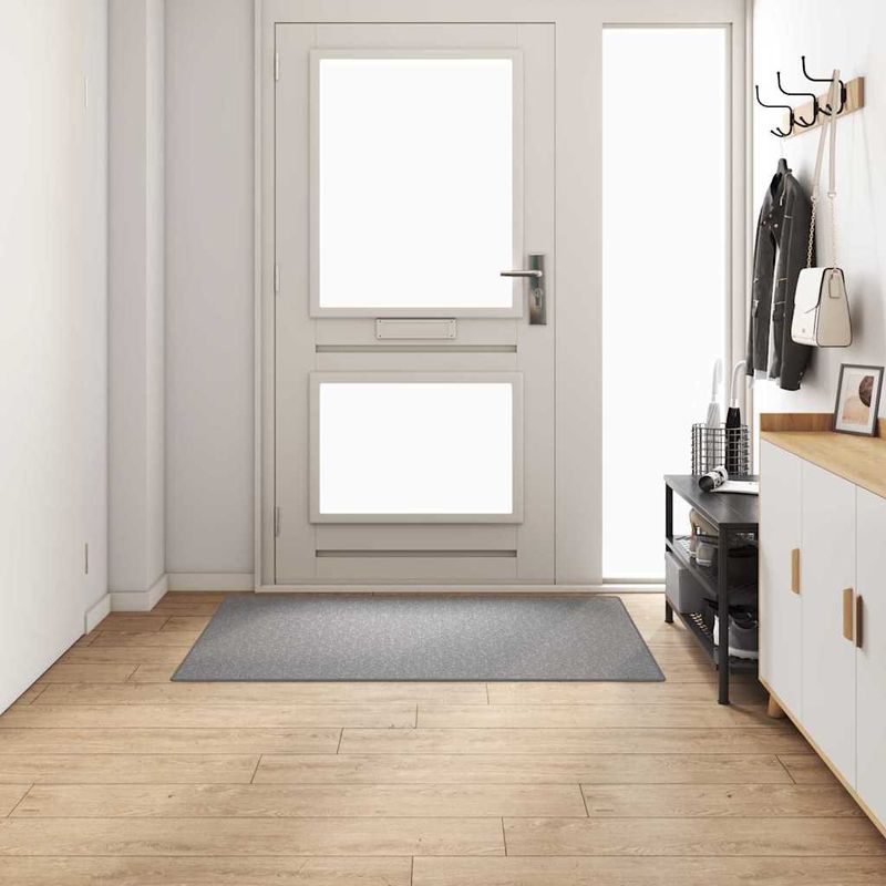 Casa si Gradina - Textile si covoare - Covoare - Covoare casa - Runner din covor Gri deschis 100 x 150 cm 100% polipropilena - Infinity.ro