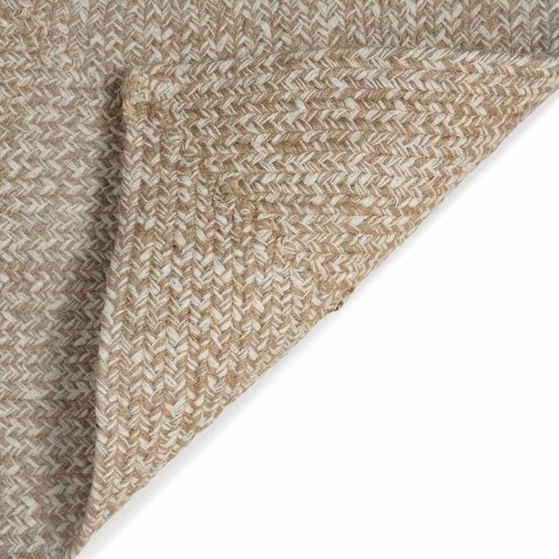 Casa si Gradina - Textile si covoare - Covoare - Covoare casa - Covor Natural si alb 120 x 120 cm Iuta - Infinity.ro