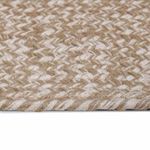 Casa si Gradina - Textile si covoare - Covoare - Covoare casa - Covor Natural si alb 160 x 160 cm Iuta - Infinity.ro