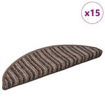 Casa si Gradina - Textile si covoare - Covoare - Covoare casa - Mochete autocolante pentru scara 15 pcs Maro 56 x 17 x 3 cm - Infinity.ro