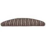 Casa si Gradina - Textile si covoare - Covoare - Covoare casa - Mochete autocolante pentru scara 15 pcs Maro 56 x 17 x 3 cm - Infinity.ro