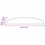 Casa si Gradina - Textile si covoare - Covoare - Covoare casa - Mochete autocolante pentru scara 15 pcs Maro 56 x 17 x 3 cm - Infinity.ro