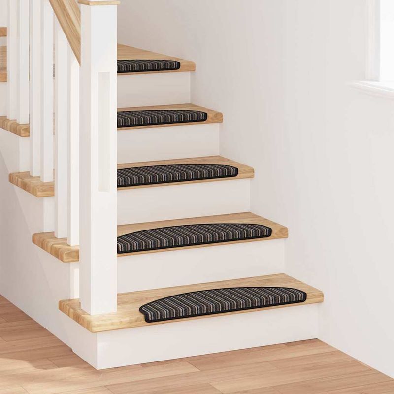 Casa si Gradina - Textile si covoare - Covoare - Covoare casa - Mochete autocolante pentru scara 15 pcs Antracit 65 x 21 x 4 cm - Infinity.ro