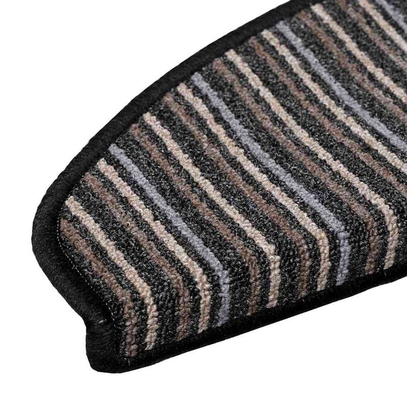 Casa si Gradina - Textile si covoare - Covoare - Covoare casa - Mochete autocolante pentru scara 15 pcs Antracit 65 x 21 x 4 cm - Infinity.ro