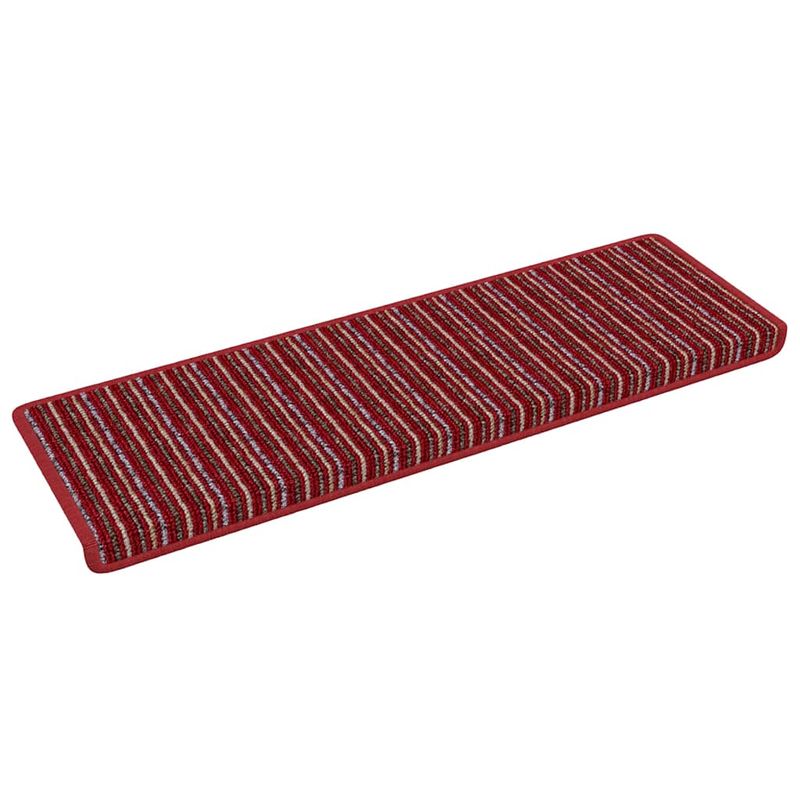 Casa si Gradina - Textile si covoare - Covoare - Covoare casa - Mochete autocolante pentru scara 15 pcs Rosu 65 x 21 x 4 cm - Infinity.ro