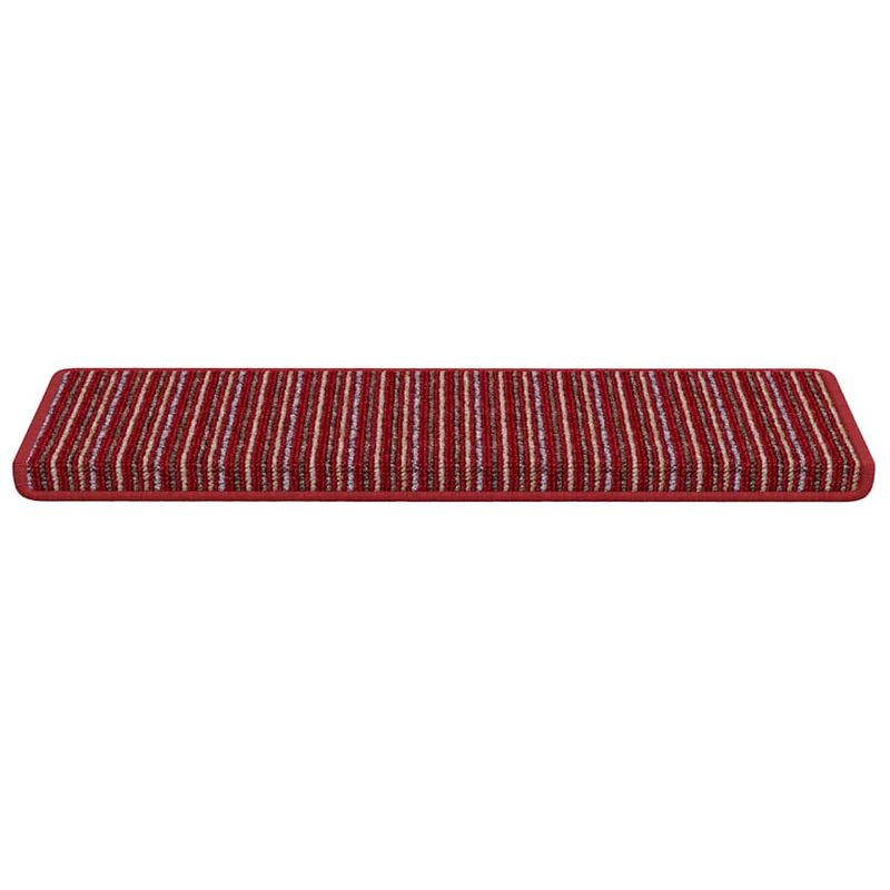 Casa si Gradina - Textile si covoare - Covoare - Covoare casa - Mochete autocolante pentru scara 15 pcs Rosu 65 x 21 x 4 cm - Infinity.ro