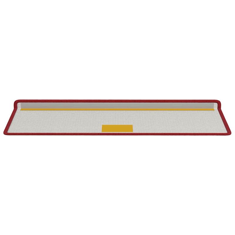 Casa si Gradina - Textile si covoare - Covoare - Covoare casa - Mochete autocolante pentru scara 15 pcs Rosu 65 x 21 x 4 cm - Infinity.ro