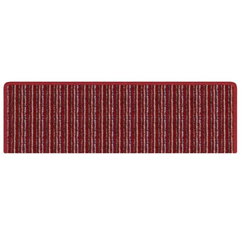 Casa si Gradina - Textile si covoare - Covoare - Covoare casa - Mochete autocolante pentru scara 15 pcs Rosu 65 x 21 x 4 cm - Infinity.ro