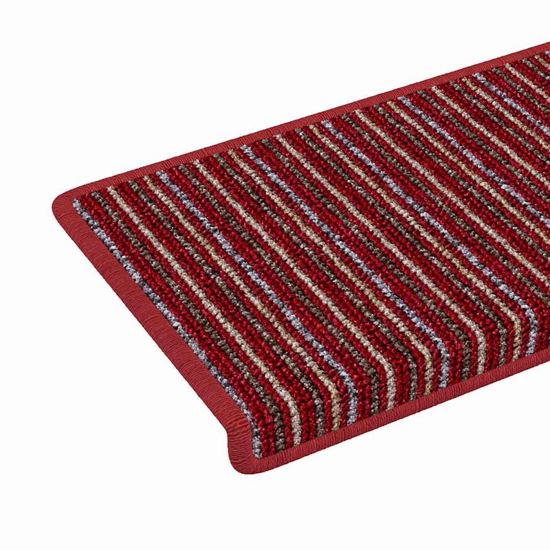 Casa si Gradina - Textile si covoare - Covoare - Covoare casa - Mochete autocolante pentru scara 15 pcs Rosu 65 x 21 x 4 cm - Infinity.ro