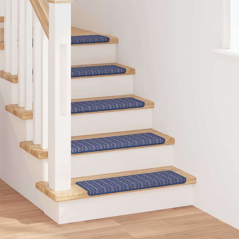 Casa si Gradina - Textile si covoare - Covoare - Covoare casa - Mochete autocolante pentru scara 15 pcs albastru 65 x 21 x 4 cm - Infinity.ro