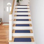 Casa si Gradina - Textile si covoare - Covoare - Covoare casa - Mochete autocolante pentru scara 15 pcs albastru 65 x 21 x 4 cm - Infinity.ro