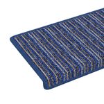 Casa si Gradina - Textile si covoare - Covoare - Covoare casa - Mochete autocolante pentru scara 15 pcs albastru 65 x 21 x 4 cm - Infinity.ro