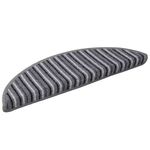 Casa si Gradina - Textile si covoare - Covoare - Covoare casa - Mochete autocolante pentru scara 15 pcs Gri 56 x 17 x 3 cm - Infinity.ro