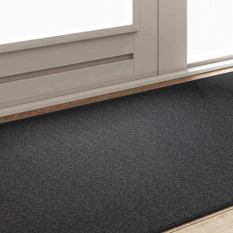 Casa si Gradina - Textile si covoare - Covoare - Covoare casa - Runner din covor Gri inchis 100 x 200 cm 100% polipropilena - Infinity.ro