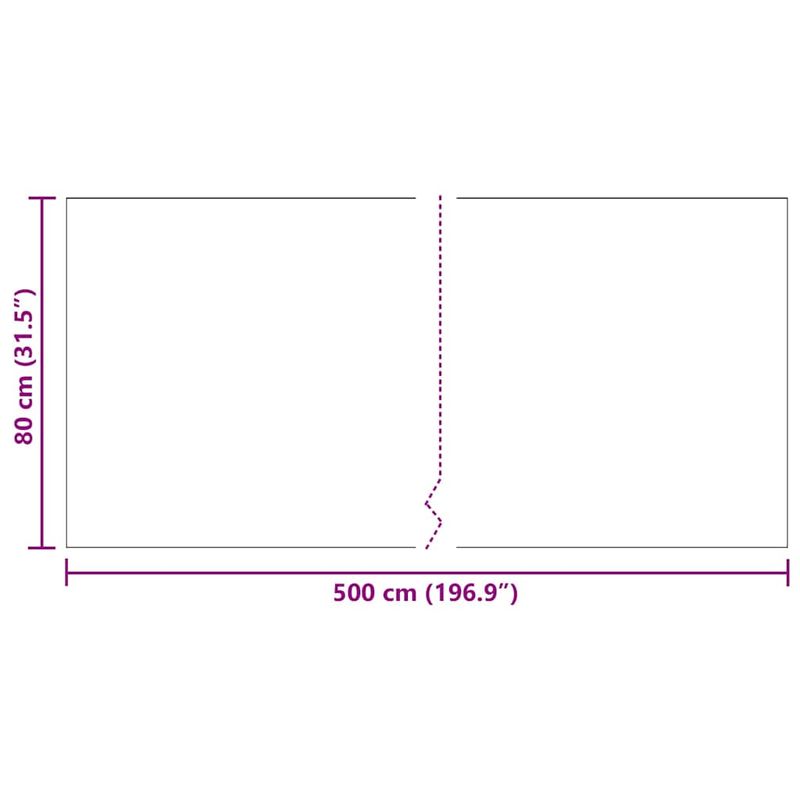 Casa si Gradina - Textile si covoare - Covoare - Covoare casa - Runner din covor Antracit 80 x 500 cm tesatura - Infinity.ro