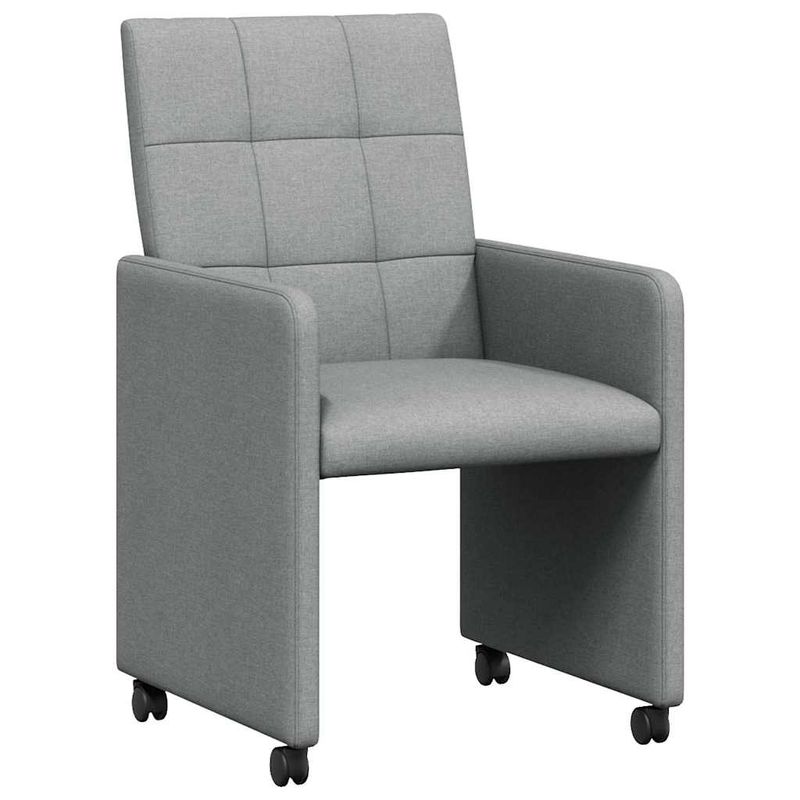 Casa si Gradina - Mobilier - Scaune si fotolii - Scaune - Scaune de dining 2 pcs Gri deschis 58 x 65 x 94 cm tesatura - Infinity.ro