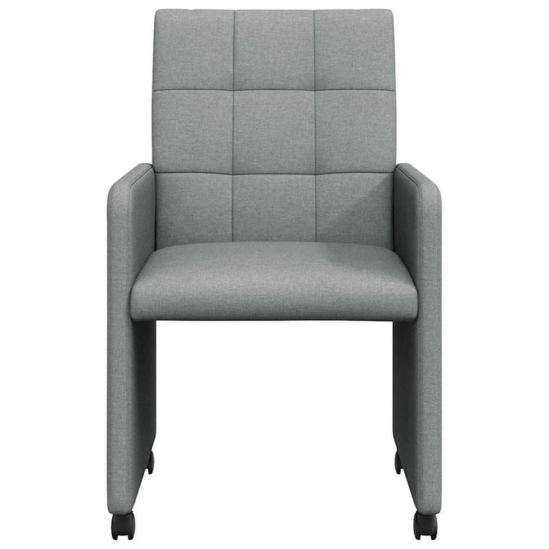 Casa si Gradina - Mobilier - Scaune si fotolii - Scaune - Scaune de dining 2 pcs Gri deschis 58 x 65 x 94 cm tesatura - Infinity.ro