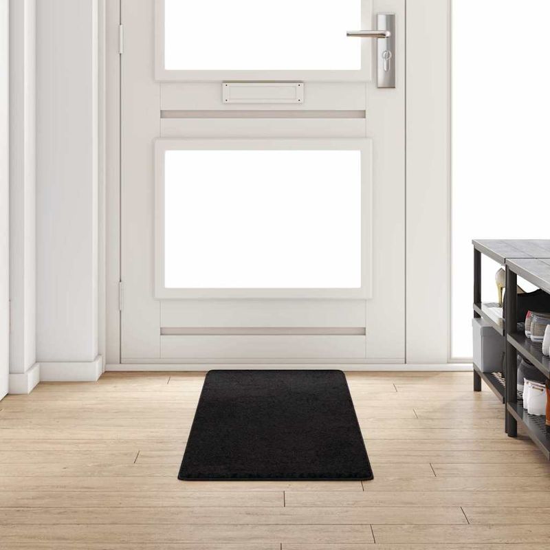 Casa si Gradina - Textile si covoare - Covoare - Covoare casa - Runner din covor Negru 50 x 200 cm 100% Polipropilena Tuft - Infinity.ro