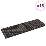 Casa si Gradina - Textile si covoare - Covoare - Covoare casa - Mochete autocolante pentru scara 15 pcs Antracit 65 x 21 x 4 cm - Infinity.ro