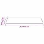 Casa si Gradina - Textile si covoare - Covoare - Covoare casa - Mochete autocolante pentru scara 15 pcs Antracit 65 x 21 x 4 cm - Infinity.ro