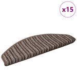 Casa si Gradina - Textile si covoare - Covoare - Covoare casa - Mochete autocolante pentru scara 15 pcs Maro 65 x 21 x 4 cm - Infinity.ro