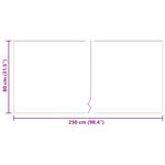 Casa si Gradina - Textile si covoare - Covoare - Covoare casa - Runner din covor Antracit 80 x 250 cm tesatura - Infinity.ro