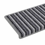 Casa si Gradina - Textile si covoare - Covoare - Covoare casa - Mochete autocolante pentru scara 15 pcs Gri 65 x 21 x 4 cm - Infinity.ro
