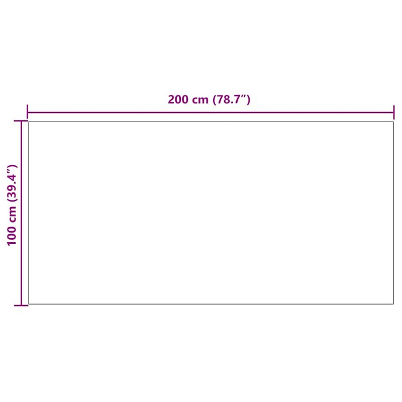 Casa si Gradina - Textile si covoare - Covoare - Covoare casa - Runner din covor Gri deschis 100 x 200 cm tesatura - Infinity.ro