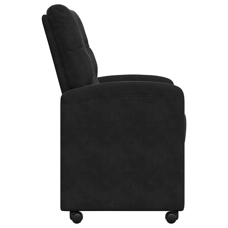 Casa si Gradina - Mobilier - Scaune si fotolii - Scaune - Scaune de dining cu roti 2 pcs Negru 58 x 67 x 97 cm Catifea - Infinity.ro