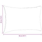 Casa si Gradina - Textile si covoare - Perne si pilote - Perne decorative - Perne pentru canapea 2 pcs Gri deschis 50 x 30 cm tesatura - Infinity.ro