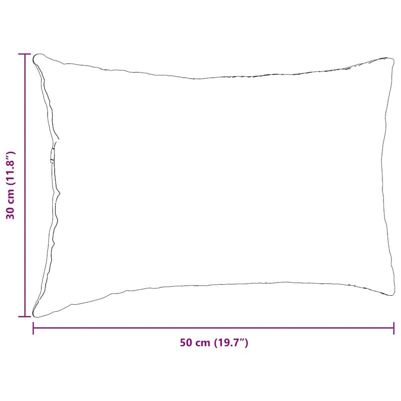 Casa si Gradina - Textile si covoare - Perne si pilote - Perne decorative - Perne pentru canapea 2 pcs Gri deschis 50 x 30 cm tesatura - Infinity.ro